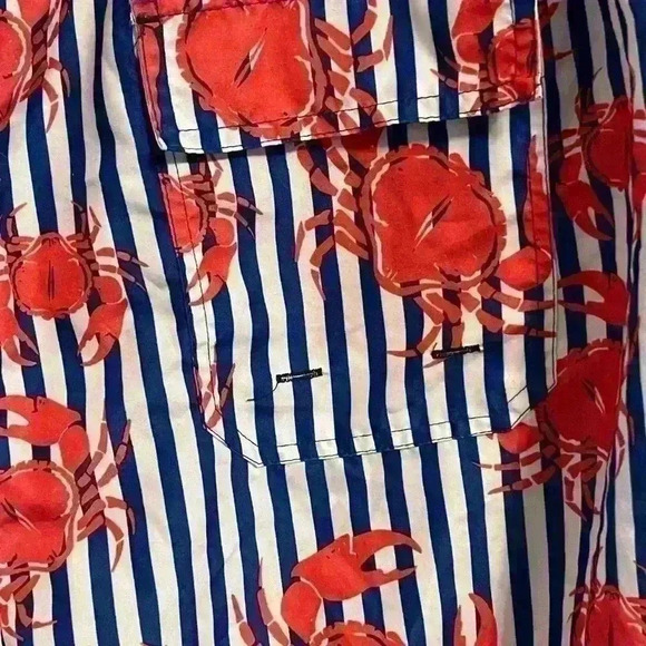 Men’s US Polo Assn crab swim trunks  board shorts lined size XL - Picture 4 of 7